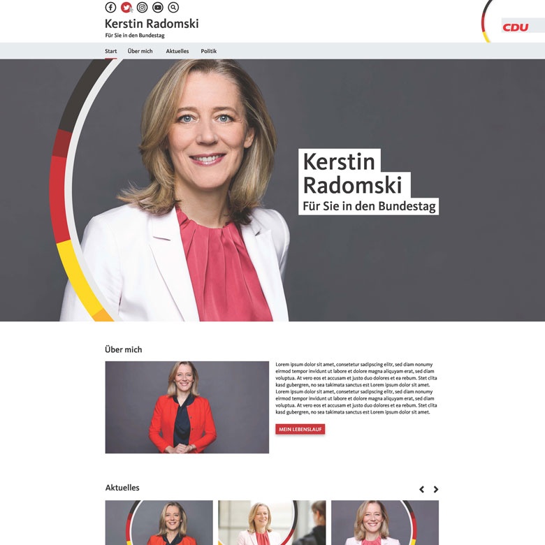 Design Kandidat Bundestagswahl 2021